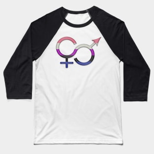 Gender Fluid Symbol Baseball T-Shirt